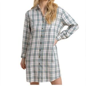 Southern Tide Kamryn Chilly Morning Plaid Dress Size M